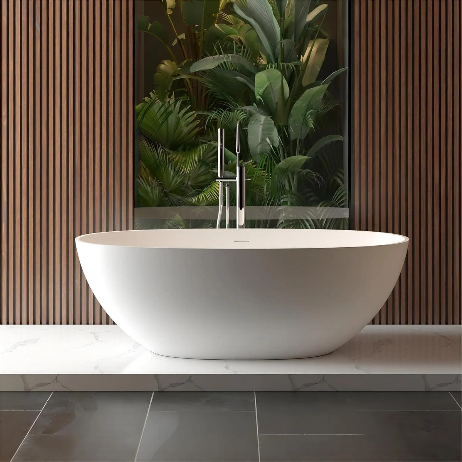 24S06-65MW freestanding bathtub — view 1