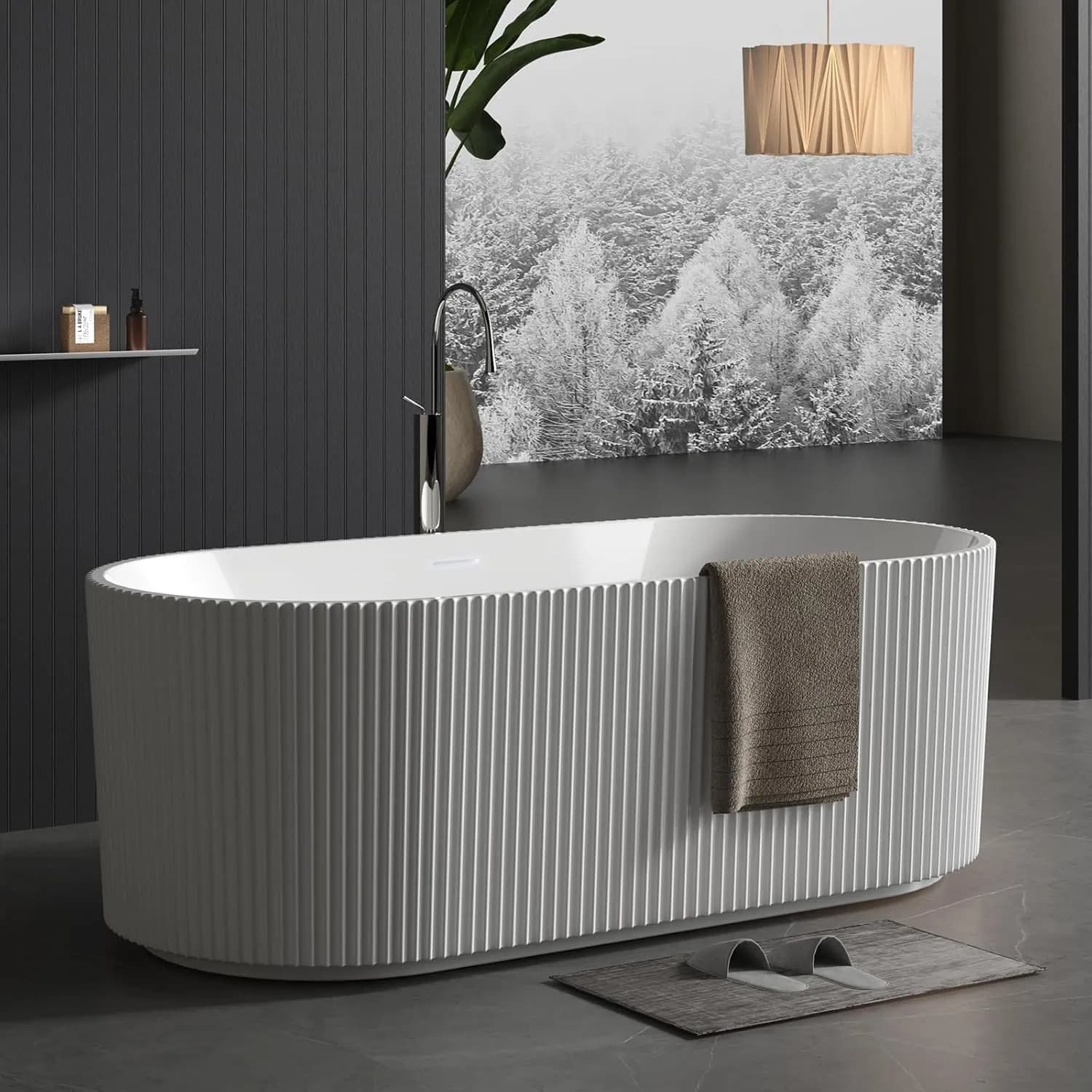 24S13-67 freestanding bathtub — view 1