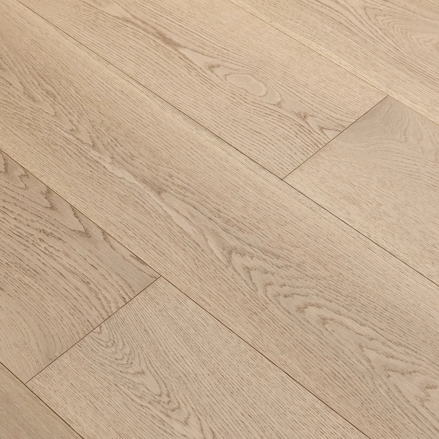 American White Oak Macaroon thick veneer engineered hardwood flooring — product photo